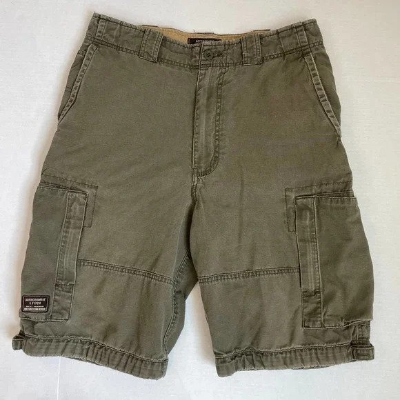 Olive Cargo Shorts